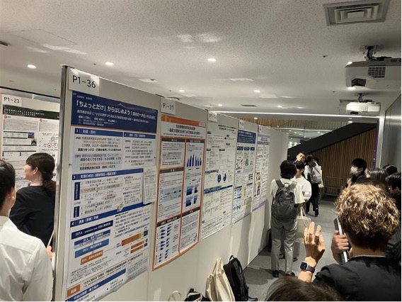第34回日本健康教育学会学術大会 ポスター発表の様子